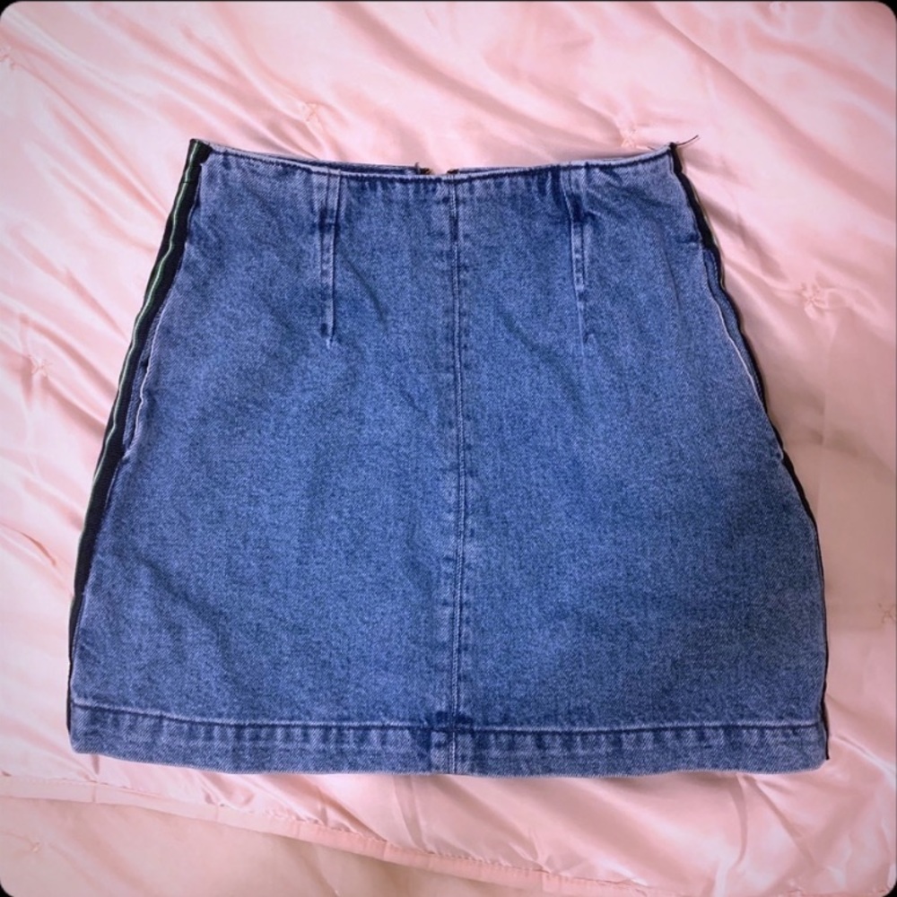 Topshop Mini Jean Skirt